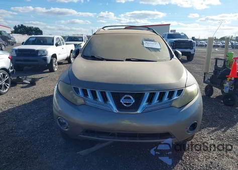2009 Nissan Murano Sl z USA, uszkodzony, nr VIN JN8AZ18W29W207089